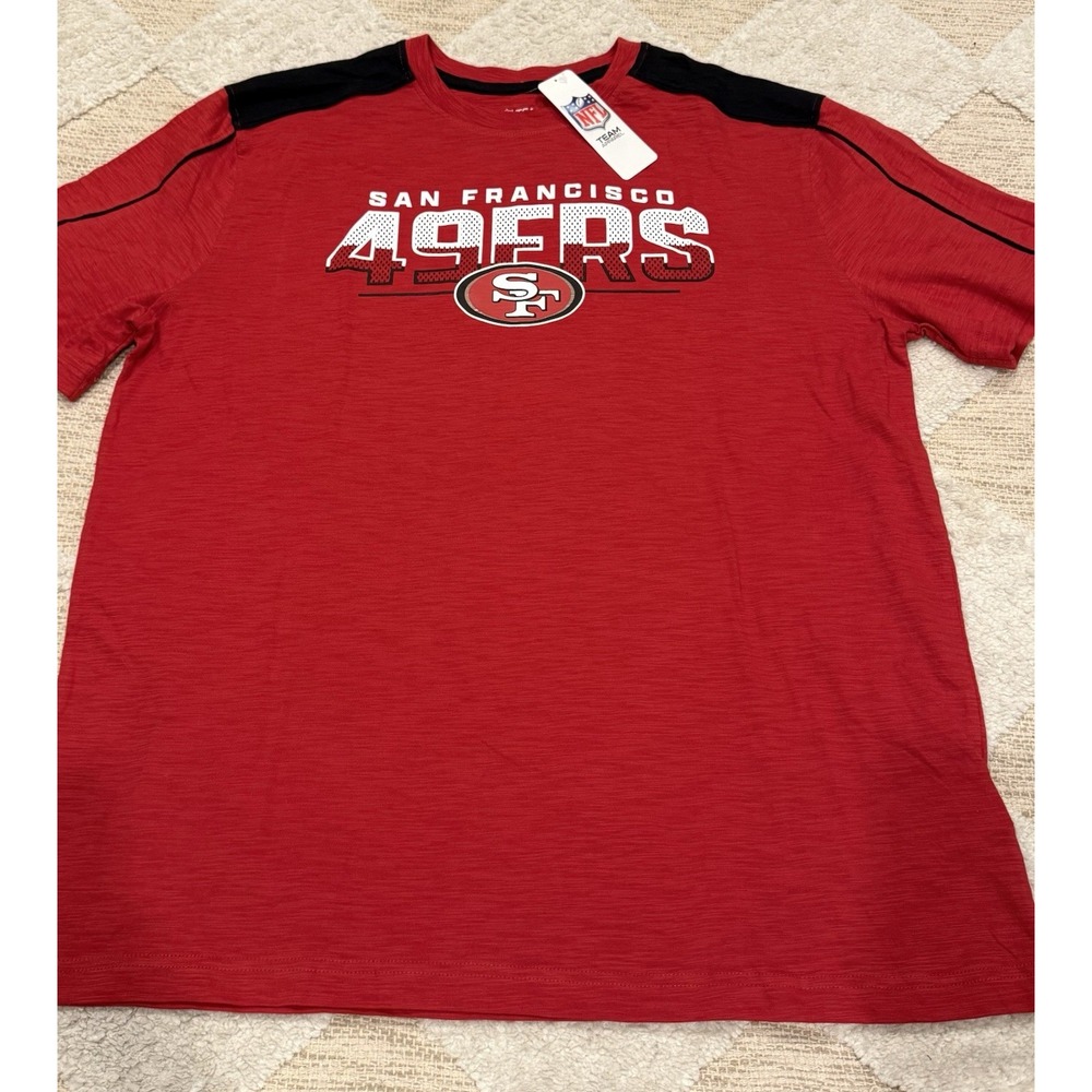 NWT NFL Team Apparel San Francisco 49er's Men's Short Sleeve Shirt Football